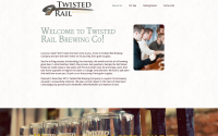 Twisted Rail Brewing Co. - twistedrailbrewing.com (single page site)